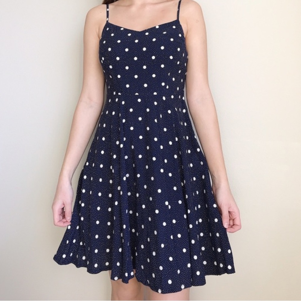 Old Navy Blue Polka Dot Cami Sundress XXL
